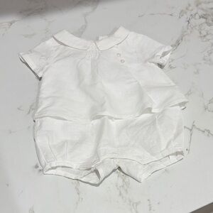 Edgehill Collection White Kids One Piece Bodysuit